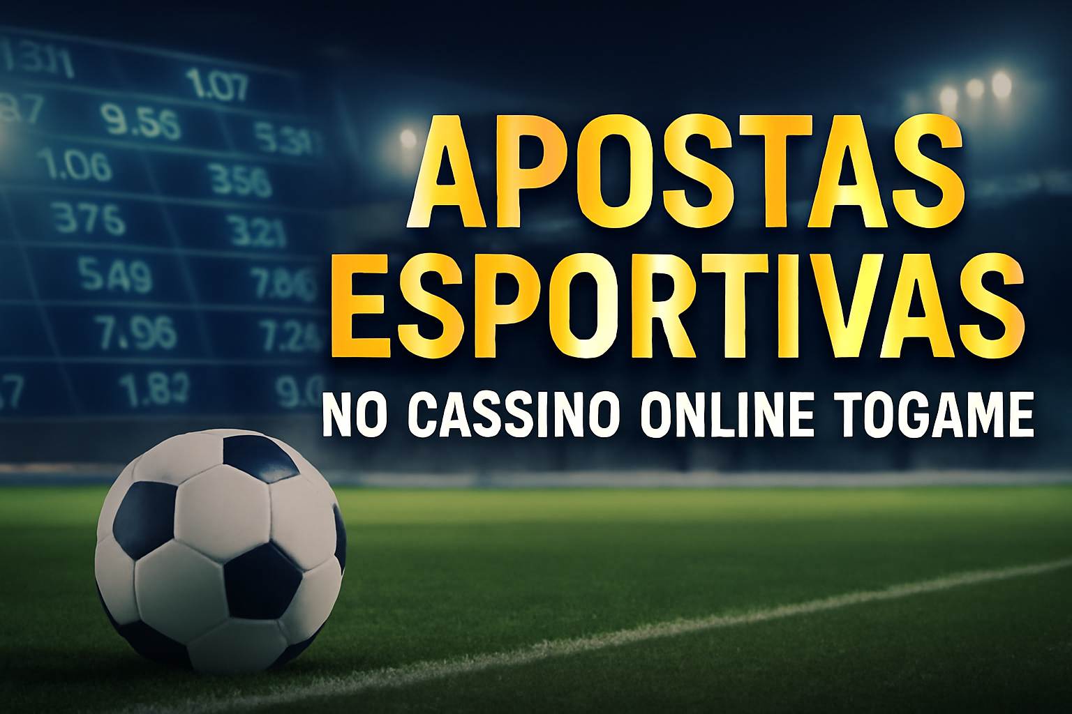 Apostas esportivas no cassino online TOGAME