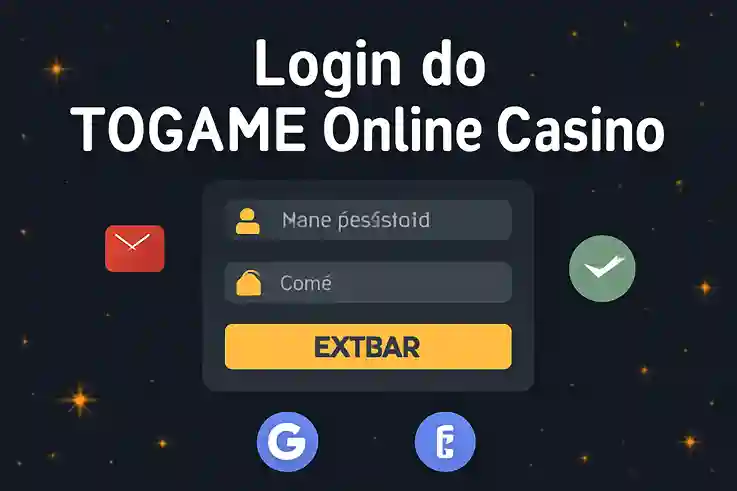 Criar uma nova Conta no plataforma TOGAME